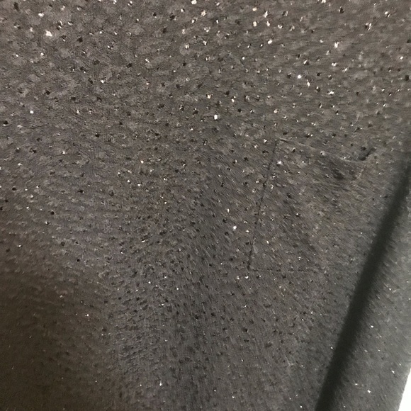 Elegant LulaRoe Carly solid black sequins medium - Picture 2 of 5